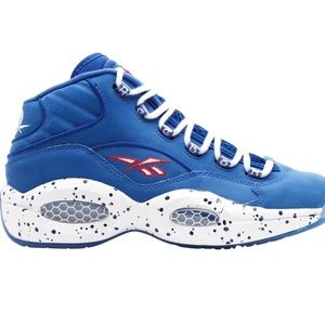 Reebok Blue Question Mid Sneakers